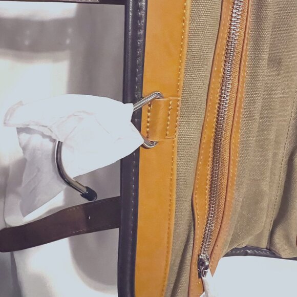 Vetelli Men's (Unisex) Hanging Travel Toiletry Bag-NWOT-Brown/Camel-Storage Bag - Picture 11 of 16